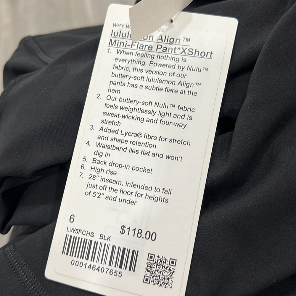 lululemon Align™ High-Rise Mini-Flare Pant Short - Picture 10 of 13